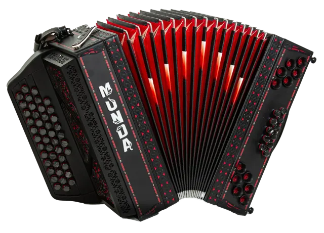 Harmonika Munda Oberkrain, Črna mat