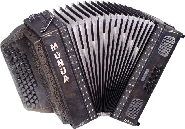 Harmonika Munda Oberkrain, Zelena patina-Gold