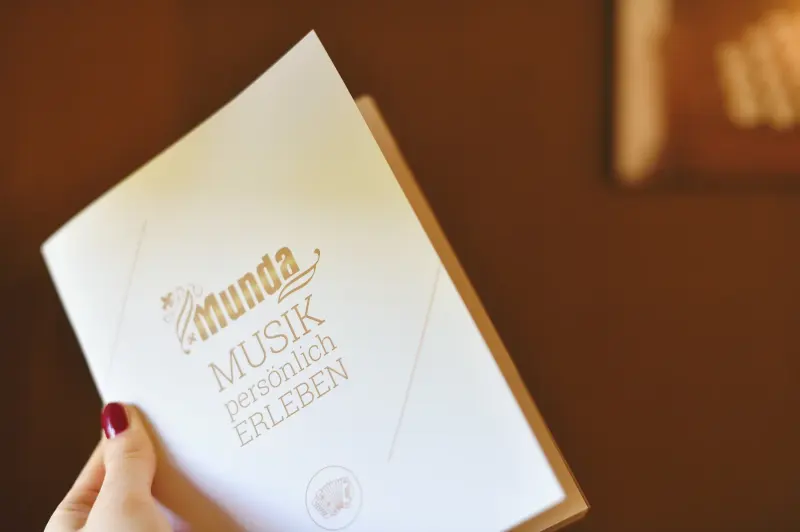 Prospekt Munda v nemščini